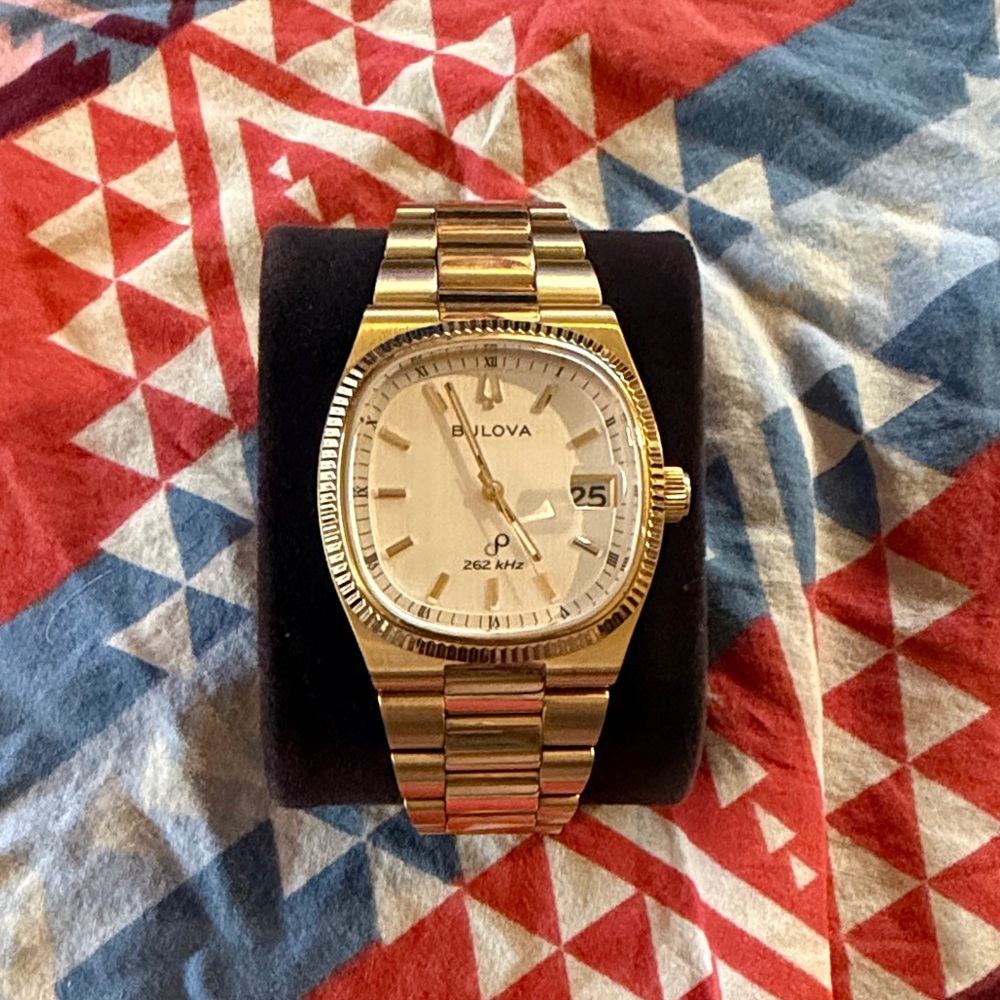 Bulova Super Seville Gold Tone Men’s Watch